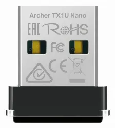 Tarjeta De Red Inalambrica Tp-link Ax300 Usb, Wi-fi 6 (802.11ax), Negro